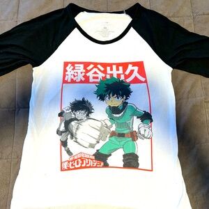 My Hero Academia Deku Shirt- size medium